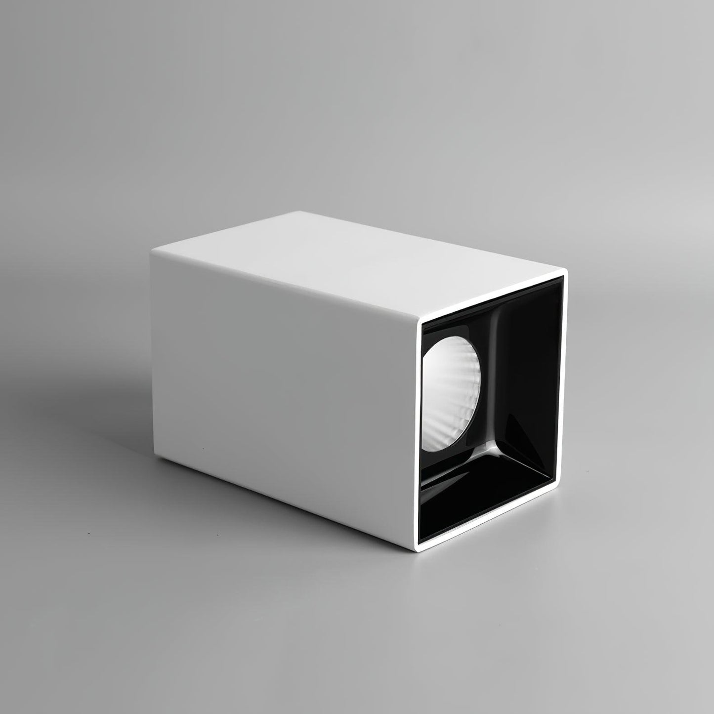 Cube Spotlight ? 3″ x H 3.7″ / Dia 7.5cm x H 9.5cm / White / Warm Light Ceiling lamp