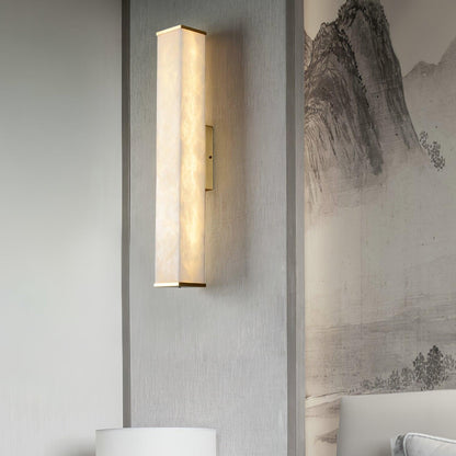 Cuboid Alabaster Wall Light Wall lamp