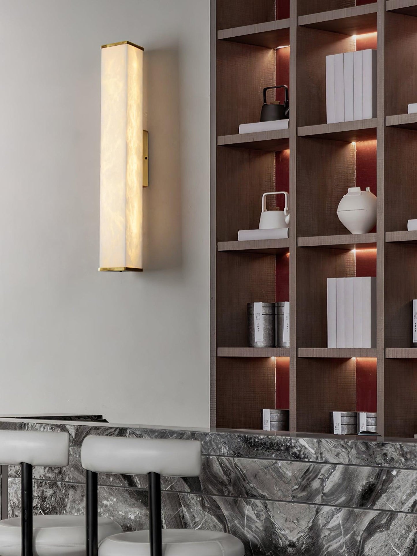 Cuboid Alabaster Wall Light Wall lamp