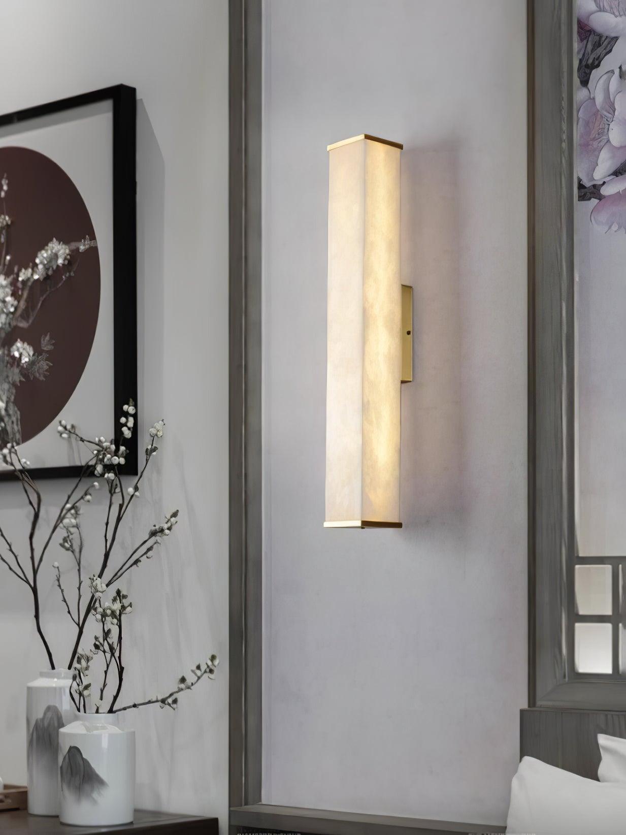 Cuboid Alabaster Wall Light Wall lamp