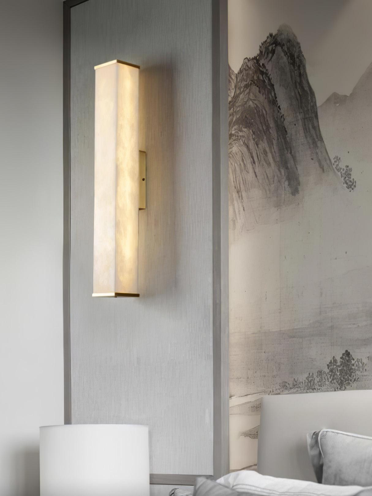 Cuboid Alabaster Wall Light Wall lamp