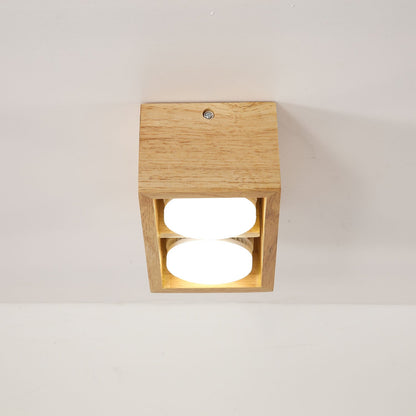 Cobra Wood Ceiling Light