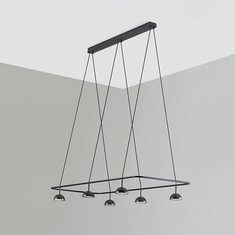 Cupolina Chandelier ? 47.2″ x H 5.1’’ / Black / Warm Light Chandelier