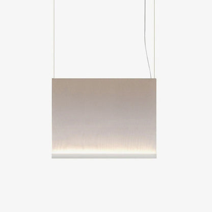 Curtain Pendant Lamp L 27.6″ x H 15.7″ / L 70cm x H 40cm / White / Warm White Pendant light