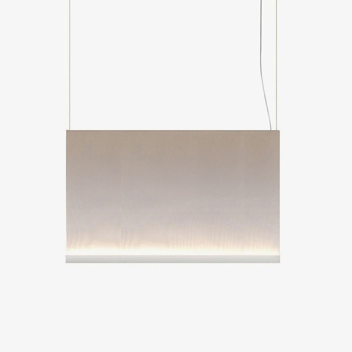 Curtain Pendant Lamp L 35.4″ x H 19.7″ / L 90cm x H 50cm / White / Warm White Pendant light
