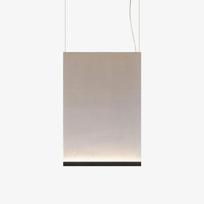 Curtain Pendant Lamp L 15.7″ x H 35.4″ / L 40cm x H 90cm / Black / Warm White Pendant light