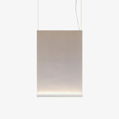 Curtain Pendant Lamp L 15.7″ x H 35.4″ / L 40cm x H 90cm / White / Warm White Pendant light