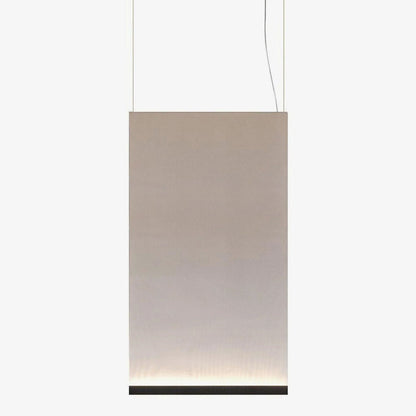 Curtain Pendant Lamp L 15.7″ x H 47.2″ / L 40cm x H 120cm / Black / Warm White Pendant light