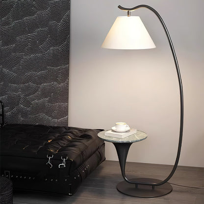 Curvature Floor Lamp Dia 19.7″ x H 65″ / Black & White Pallet / US Plug Floor lamp