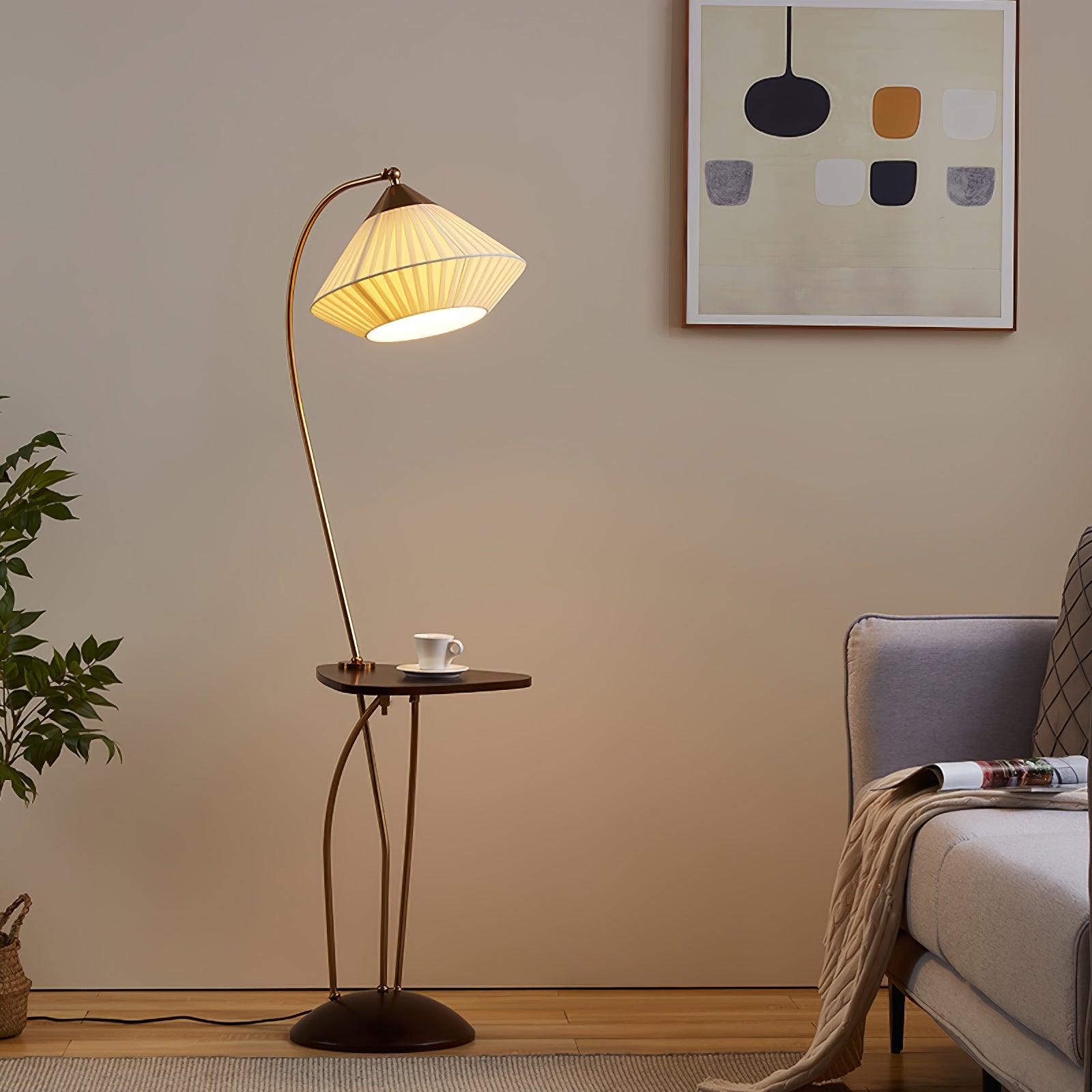 Curve With Table Floor Lamp Floor lamp