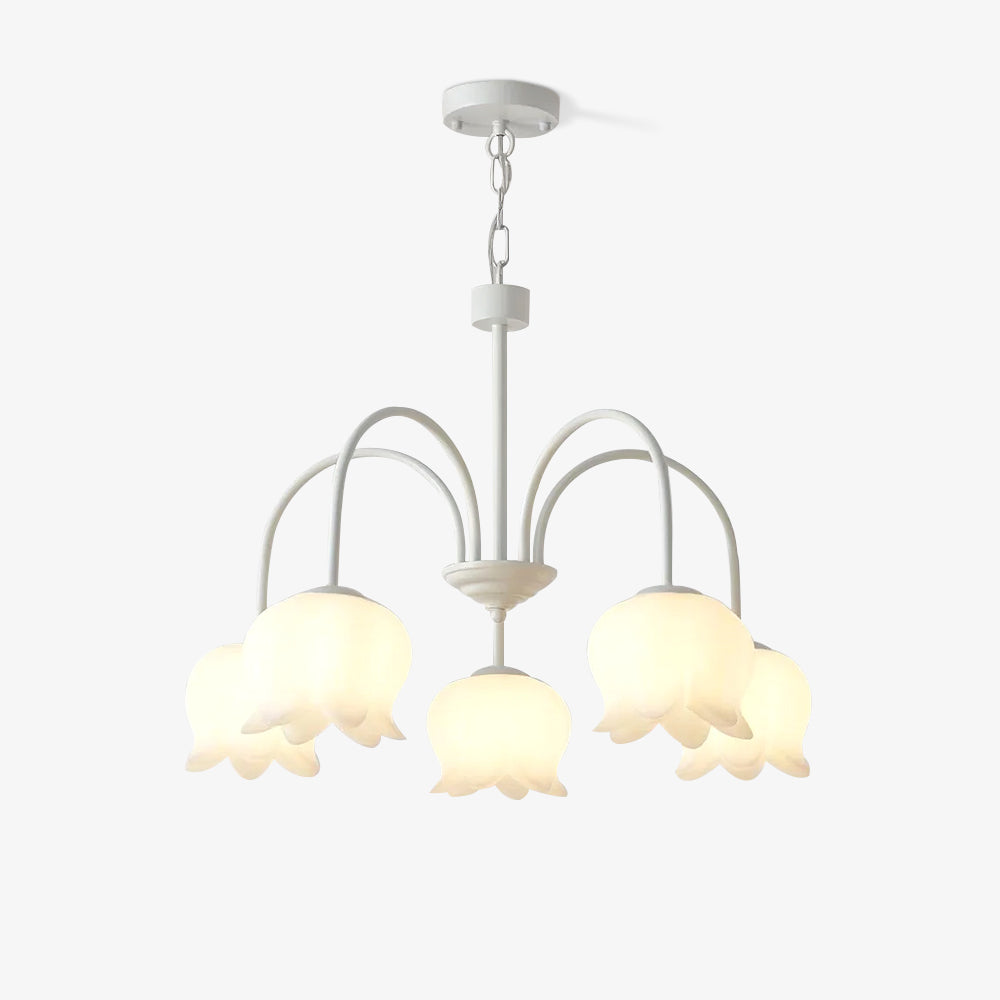 Curved Arm Bell Chandelier Chandelier