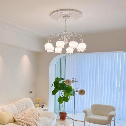 Curved Arm Bell Chandelier Chandelier
