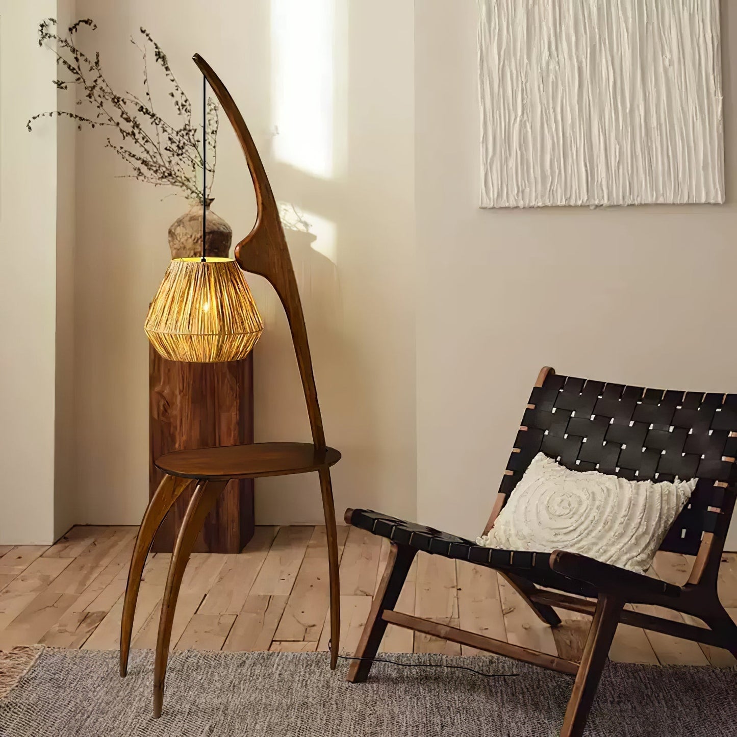 Curved Mantis Arm Floor Lamp Floor lamp