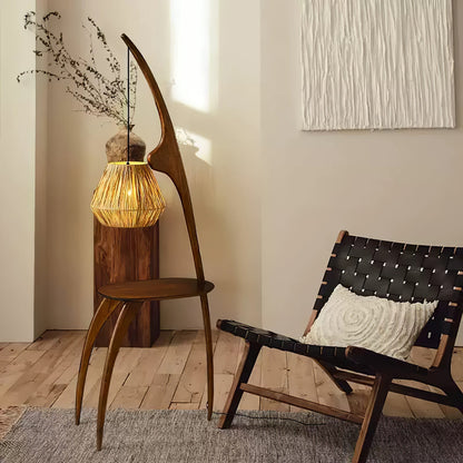 Curved Mantis Arm Floor Lamp Floor lamp