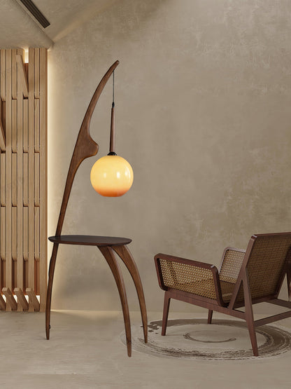 Curved Mantis Arm Floor Lamp Floor lamp