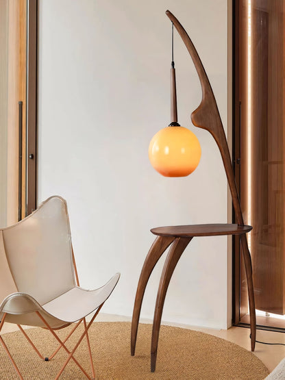 Curved Mantis Arm Floor Lamp Floor lamp
