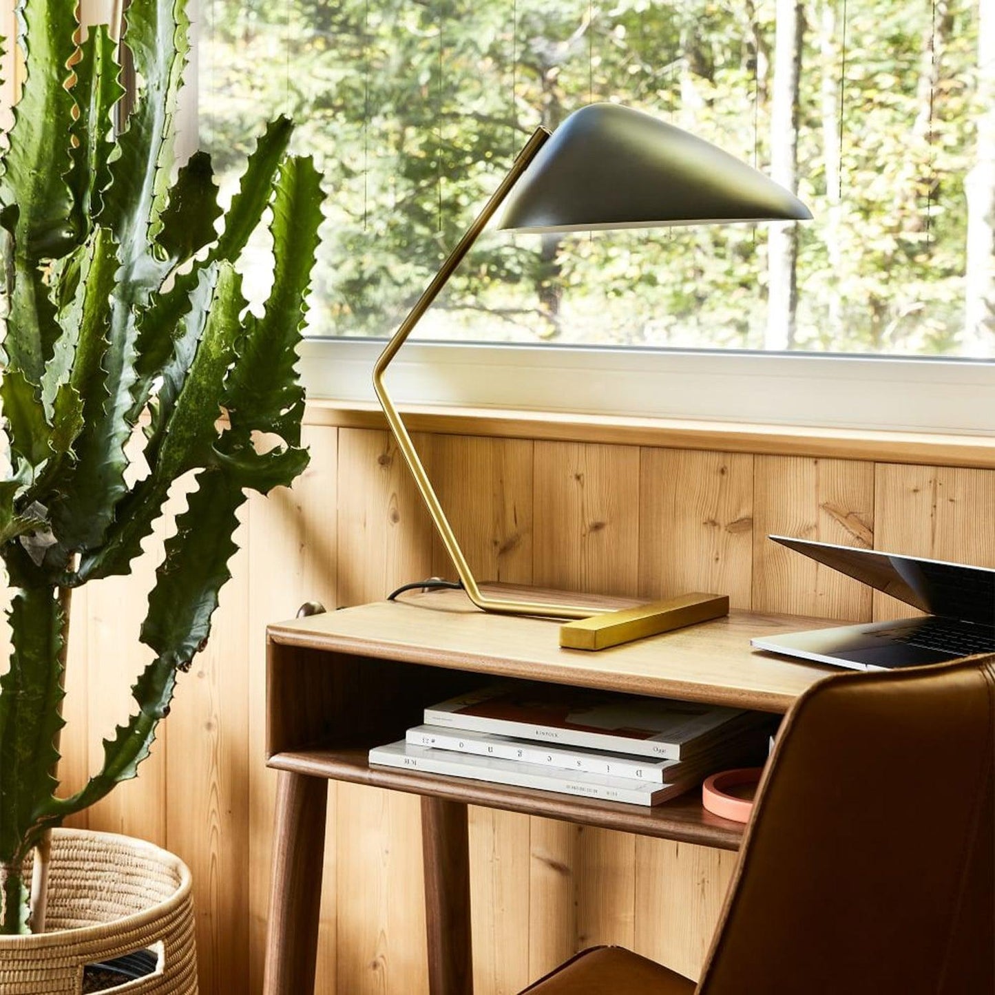 Curvilinear Mid-Century Table Lamp Table lamp
