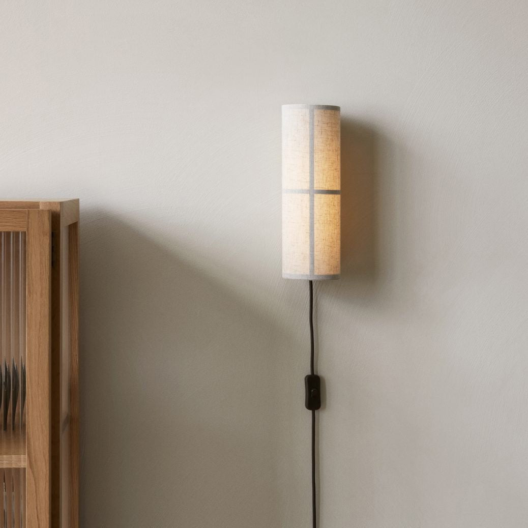 Cylinder Fabric Plug-in Wall Lamp 1001 Wall lamp