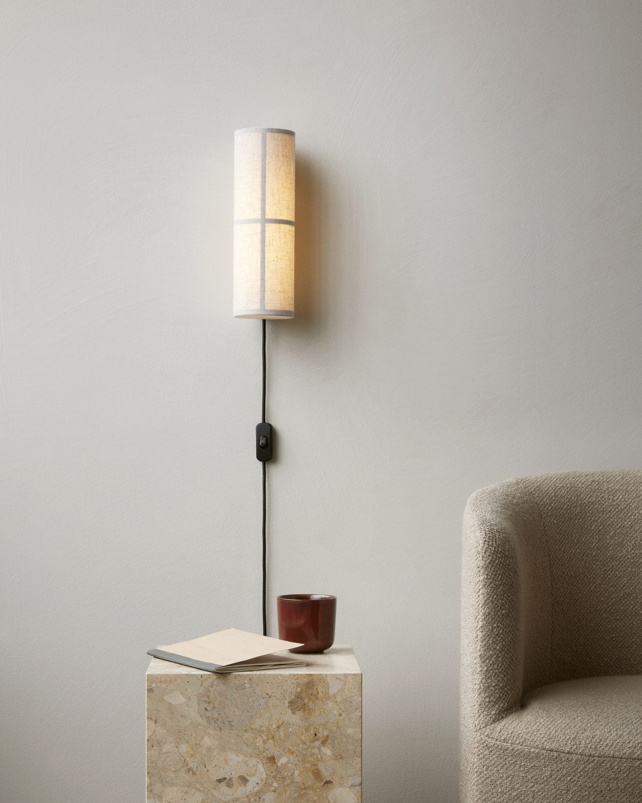 Cylinder Fabric Wall Lamp Wall lamp