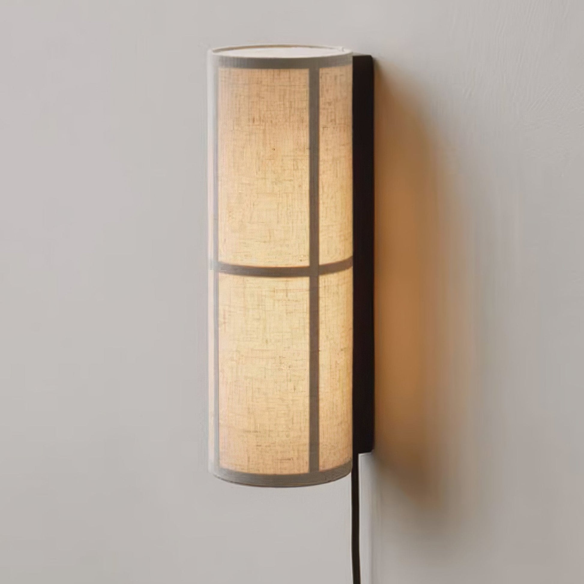 Cylinder Fabric Plug-in Wall Lamp 1001 Wall lamp