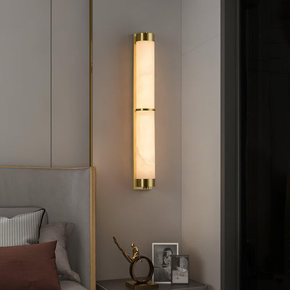 Cylindra Alabaster Brass Wall Light Wall lamp