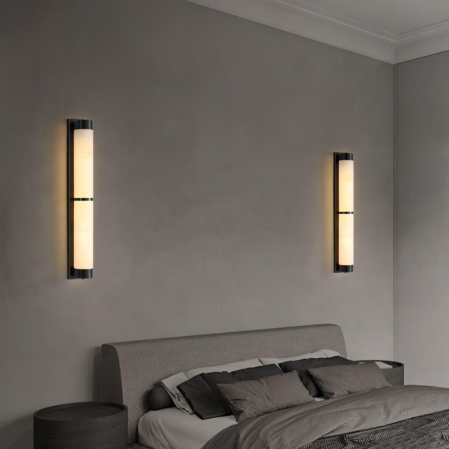 Cylindra Alabaster Brass Wall Light Wall lamp