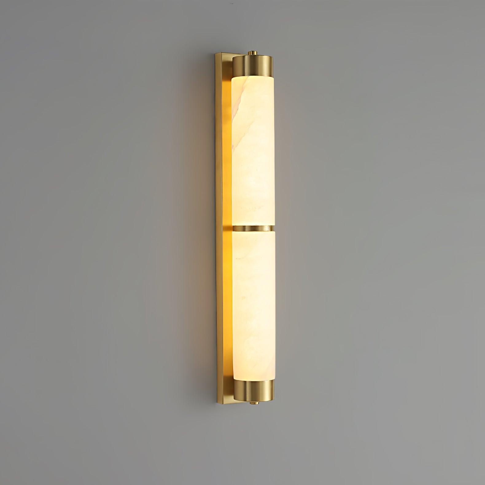 Cylindra Alabaster Brass Wall Light Wall lamp