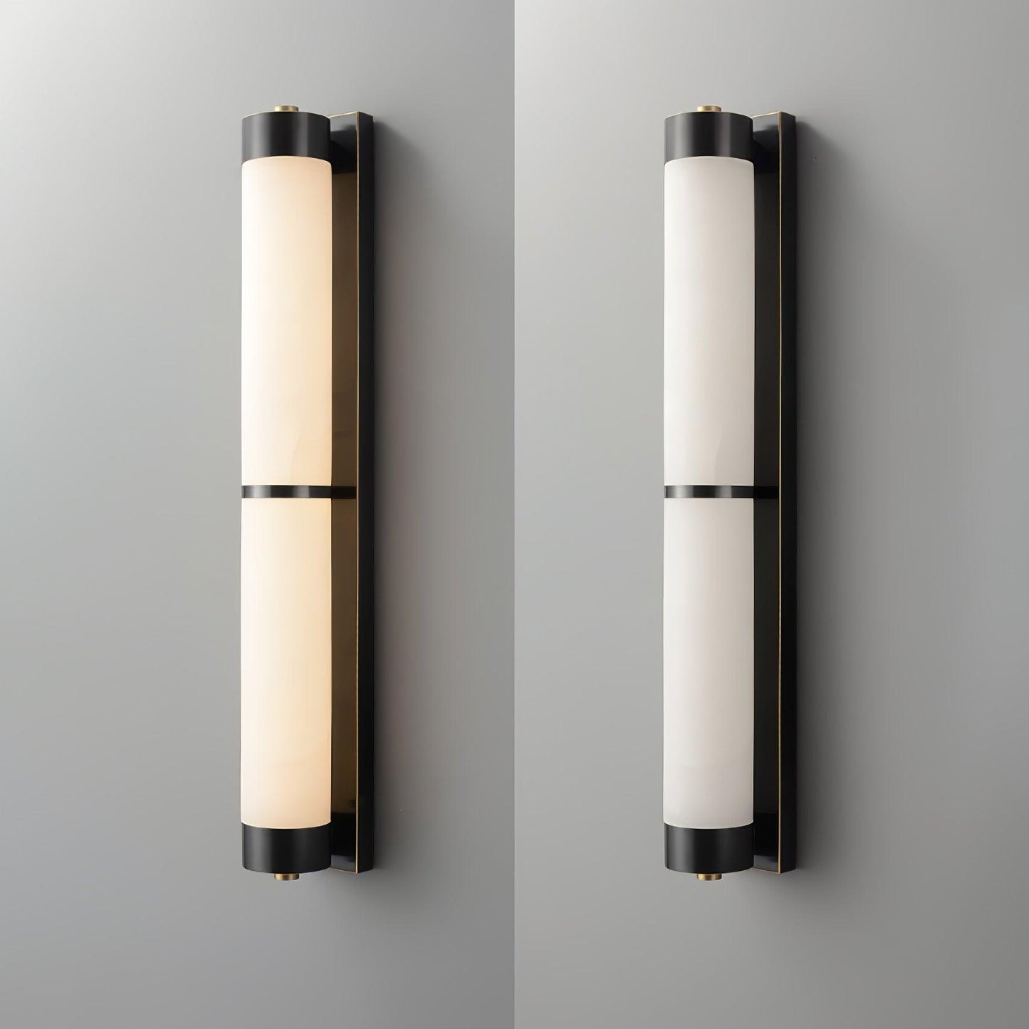 Cylindra Alabaster Brass Wall Light Wall lamp
