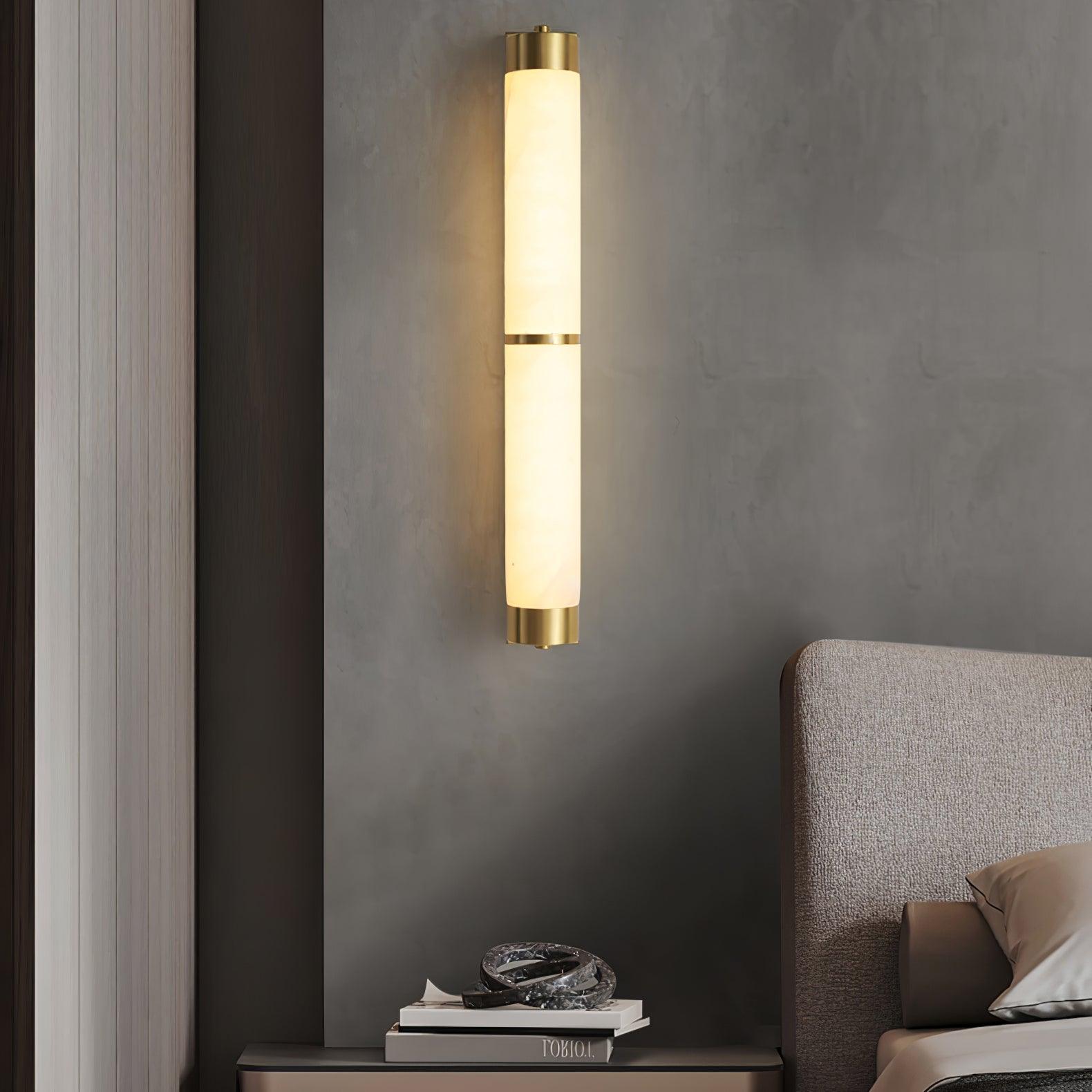Cylindra Alabaster Brass Wall Light Wall lamp