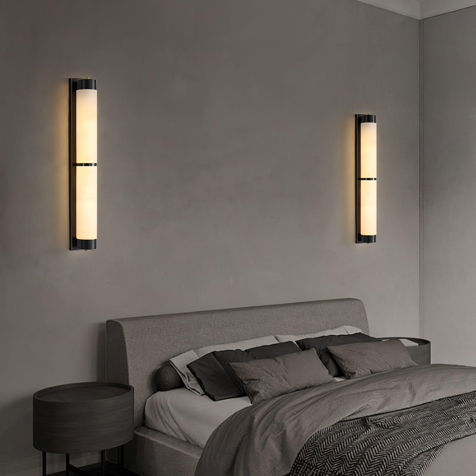 Cylindra Alabaster Brass Wall Light Wall lamp