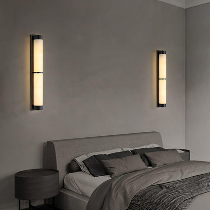 Cylindra Alabaster Brass Wall Light Wall lamp