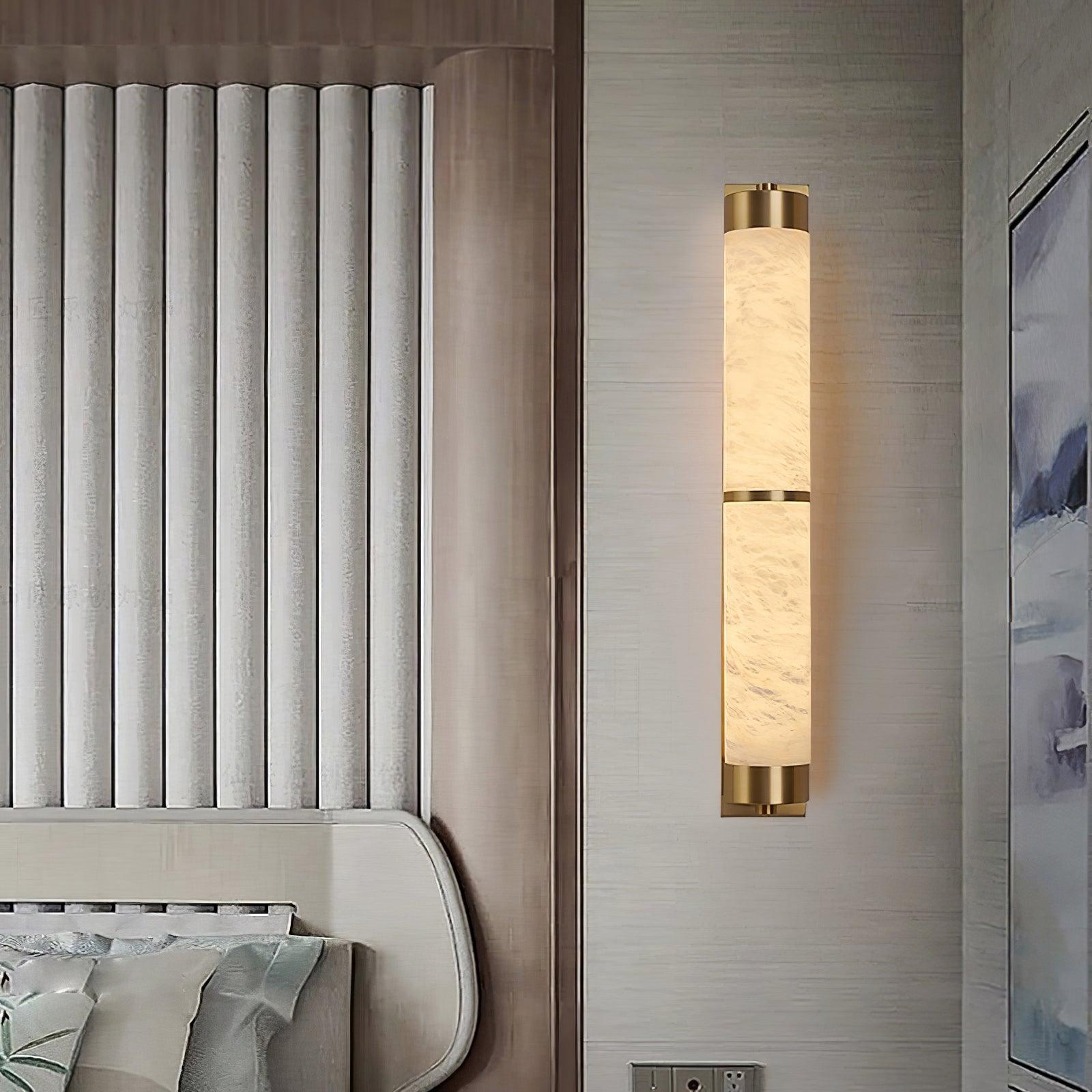 Cylindra Alabaster Brass Wall Light Wall lamp