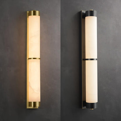 Cylindra Alabaster Brass Wall Light Wall lamp