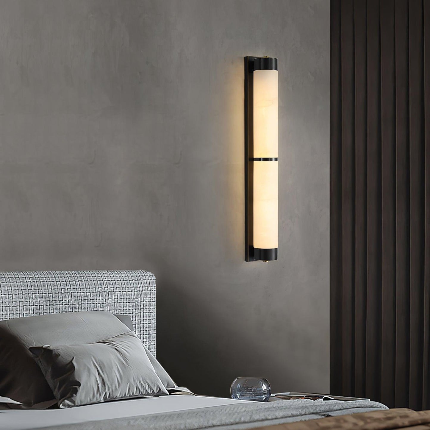 Cylindra Alabaster Brass Wall Light Wall lamp