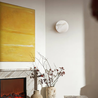 Cylindrical Alabaster Wall Light Wall lamp
