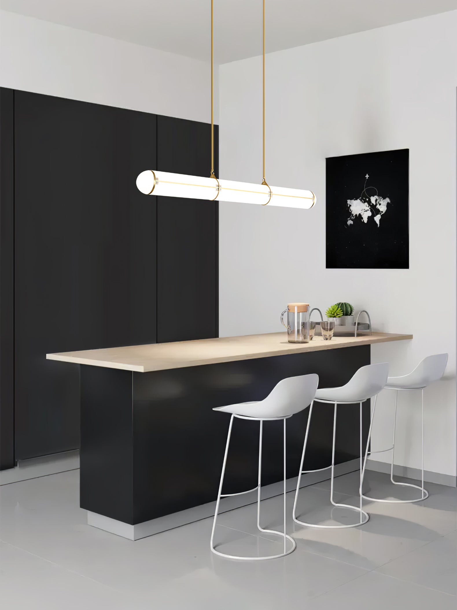 Cylindrical Endless Pendant Light Pendant light