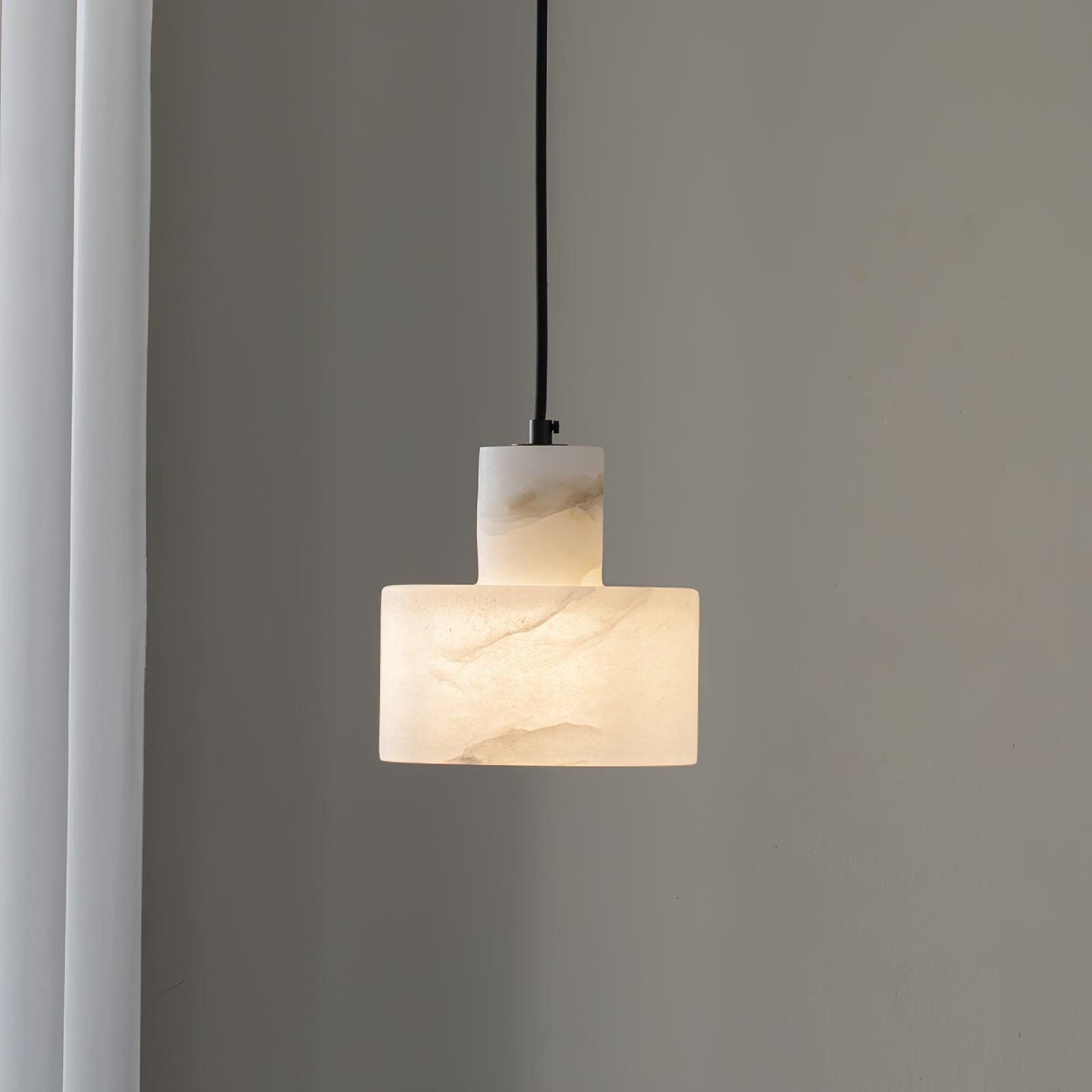 Cyls Pendant Lamp ? 5.5″ x H 5.5″ / Dia 14cm x H 14cm / White Pendant light