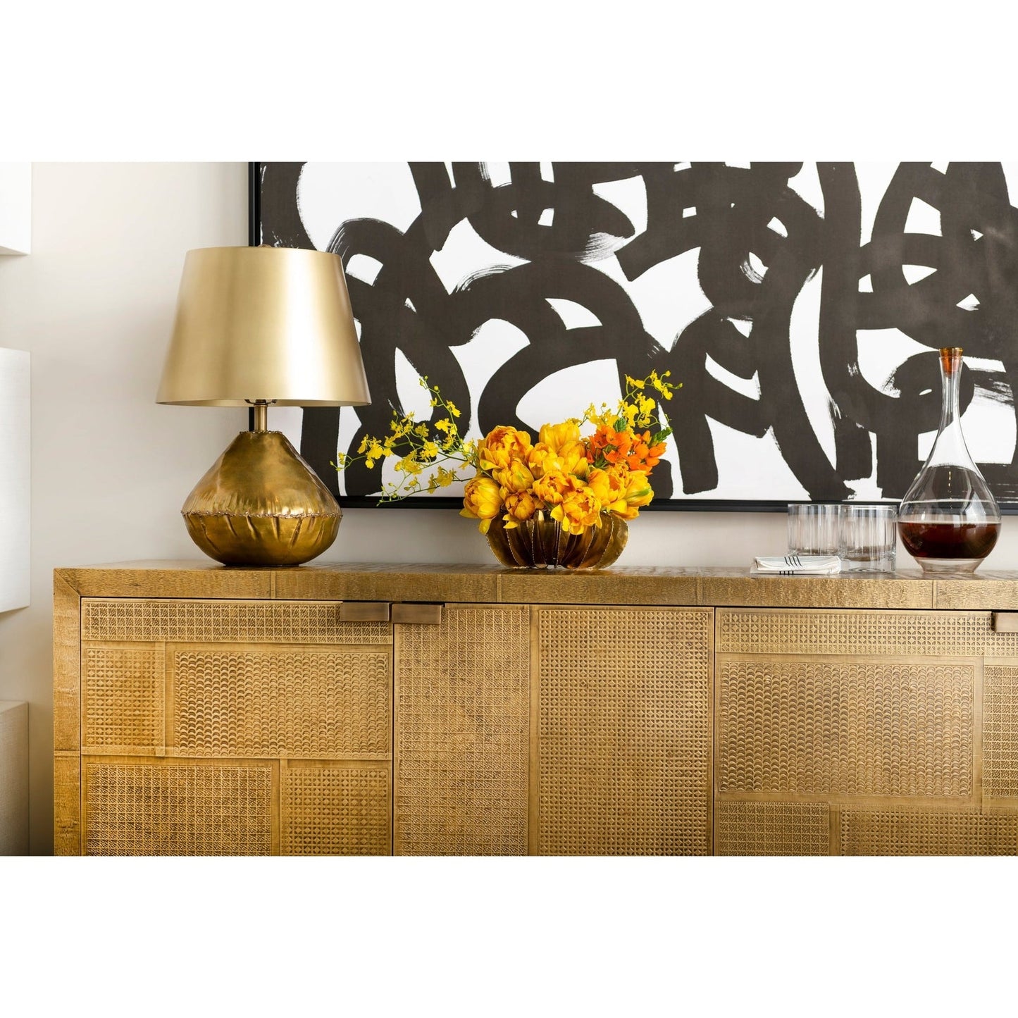 Villa & House Mark 4-Door Cabinet
