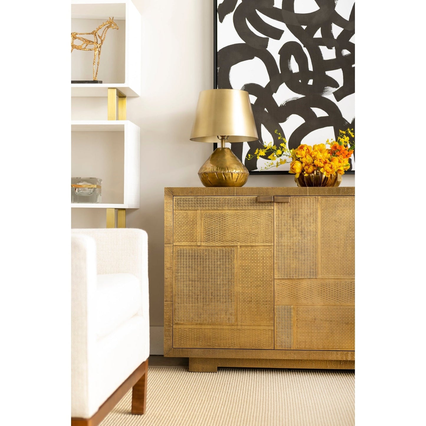 Villa & House Mark 4-Door Cabinet