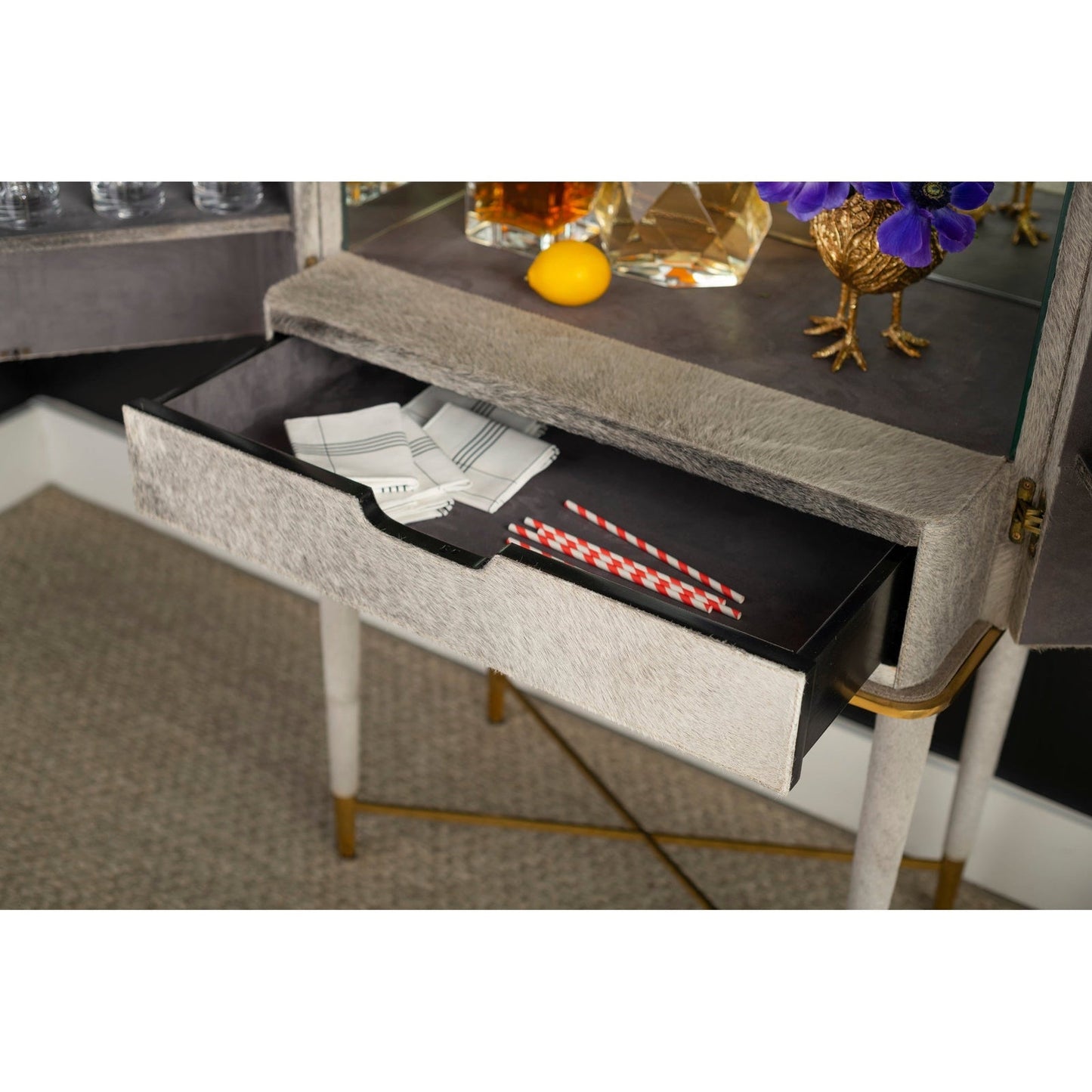 Villa & House Florian Tall Bar Cabinet