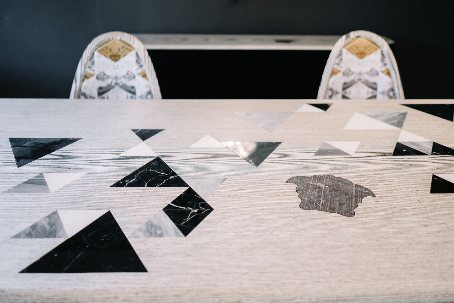 Versace Home VM11 6 Grayson Dining Chairs Floor Sample