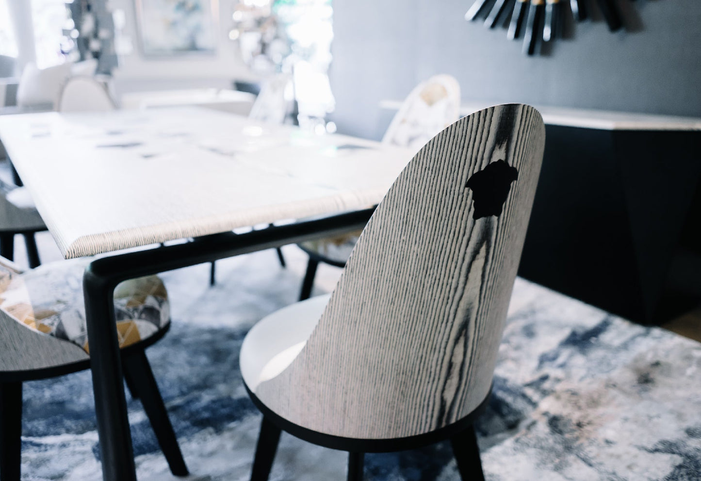 Versace Home VM11 6 Grayson Dining Chairs Floor Sample