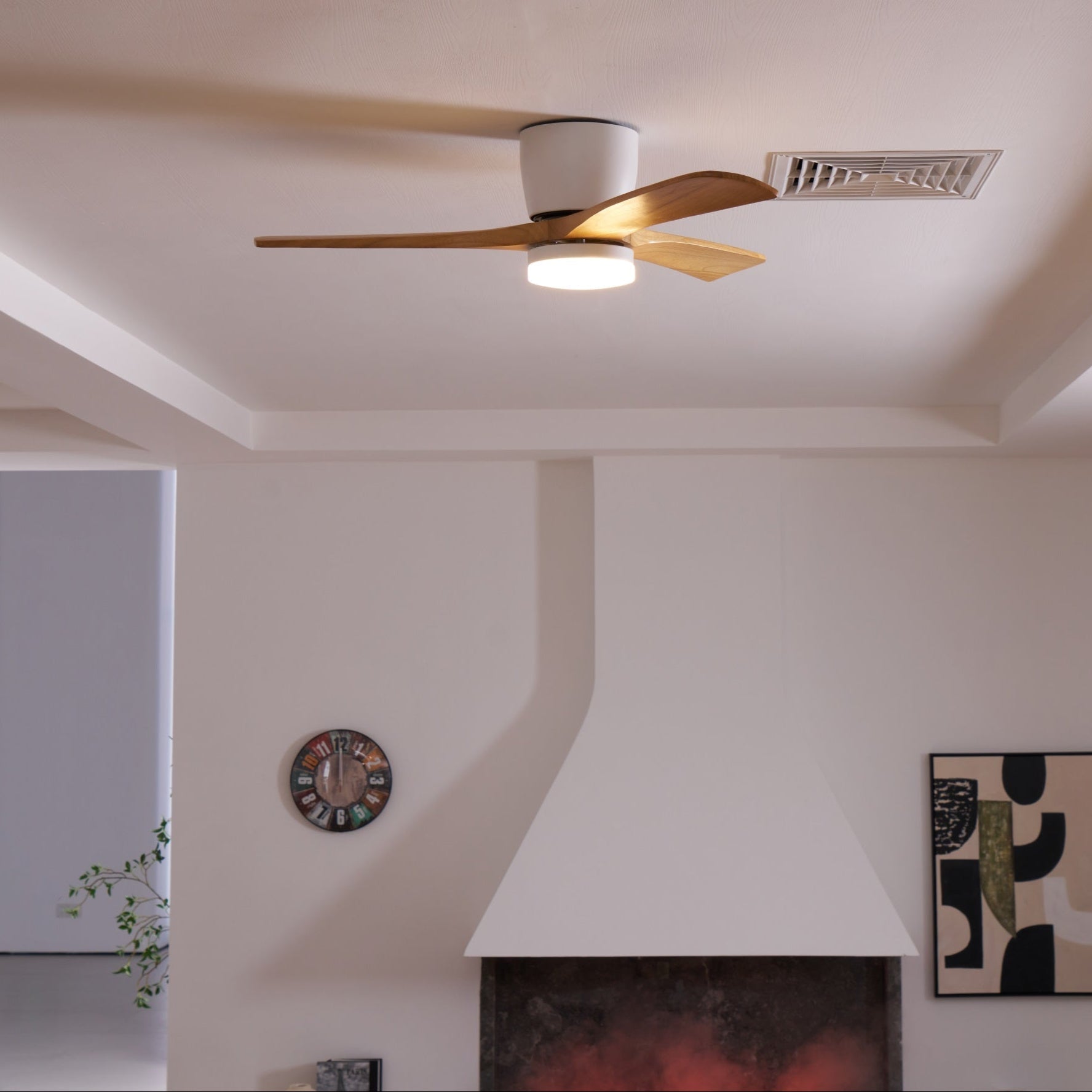 Nordic Wooden 42’’/48’’/52’’ Ceiling Fan Light 1001 Ceiling fan light