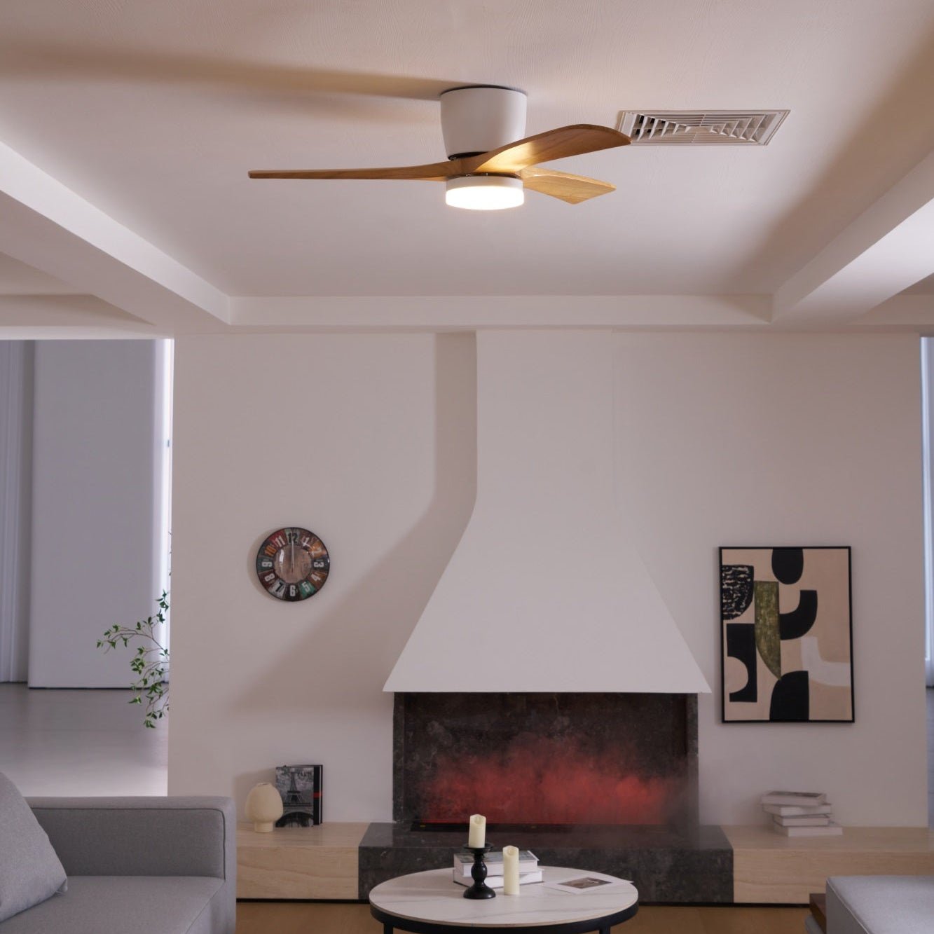 Nordic Wooden 42’’/48’’/52’’ Ceiling Fan Light 1001 Ceiling fan light