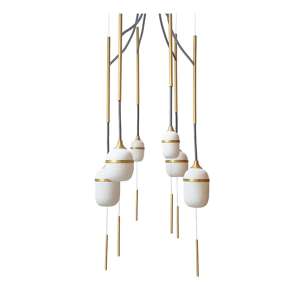 Chandelier Fleur de Kaolin