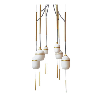 Chandelier Fleur de Kaolin