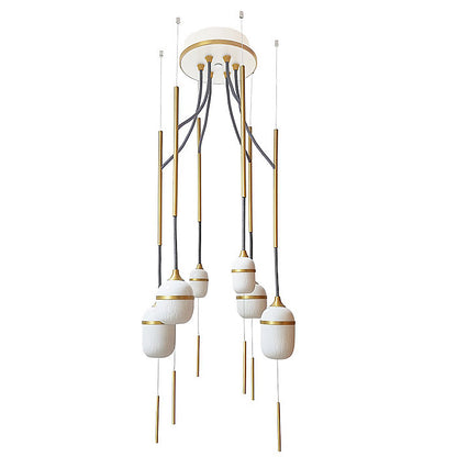 Chandelier Fleur de Kaolin
