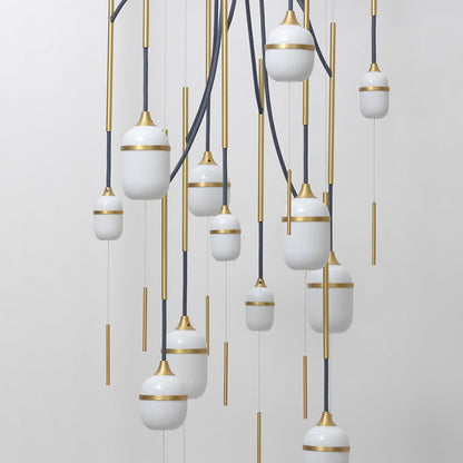 Chandelier Fleur de Kaolin
