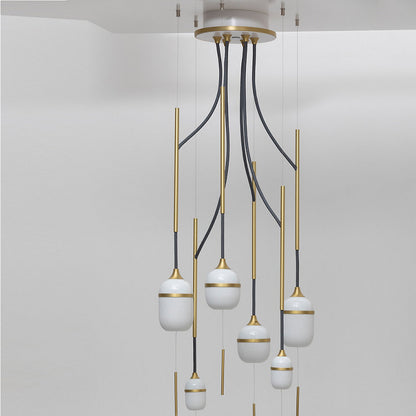 Chandelier Fleur de Kaolin