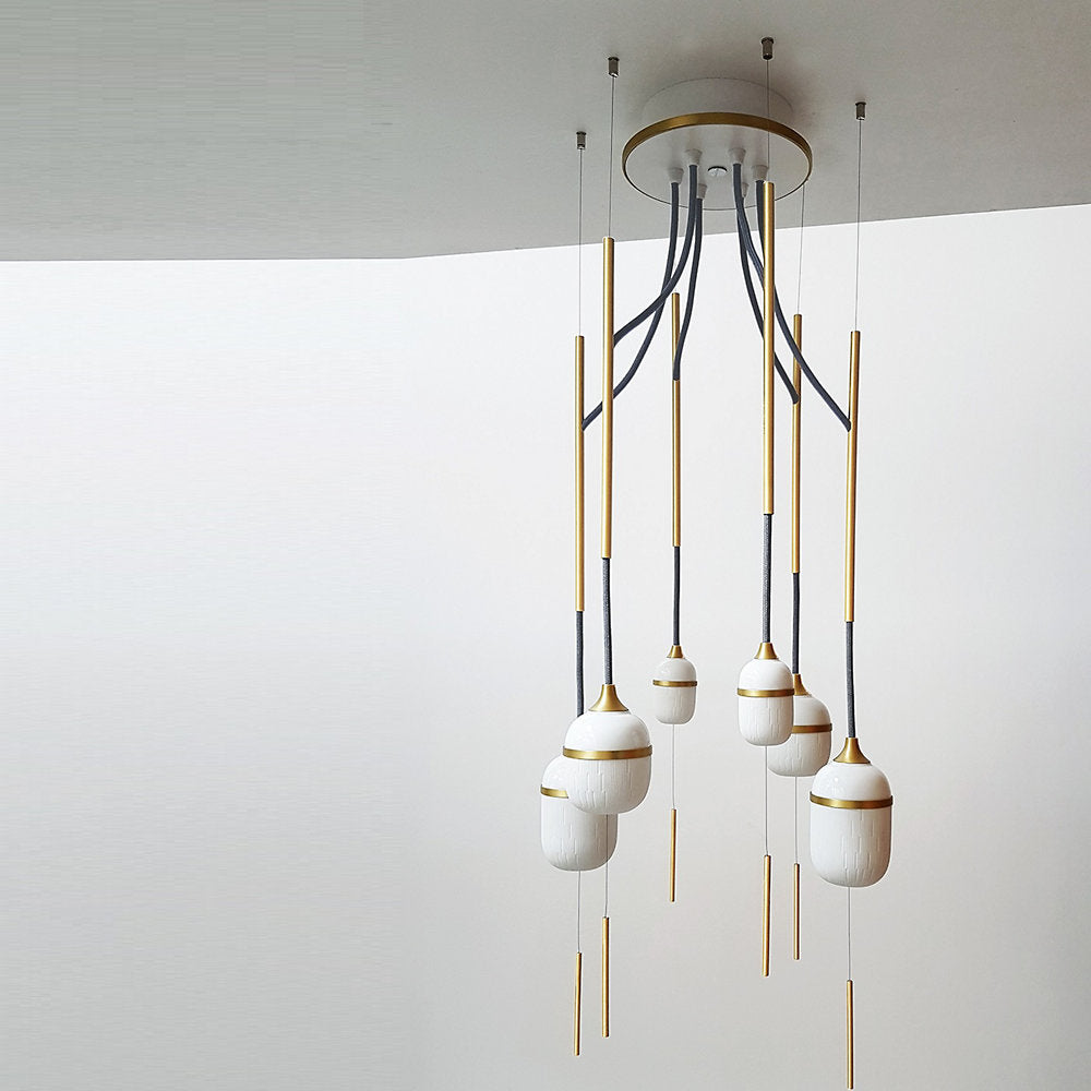 Chandelier Fleur de Kaolin